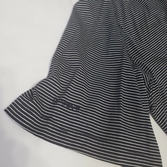 Sport Haley RESERVE Mens Large Polo Shirt Navy Striped Cotton Short Sleeved - Picture 5 of 9